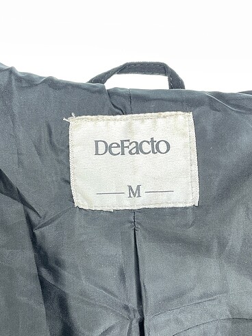 m Beden siyah Renk Defacto Trenchcoat %70 İndirimli.