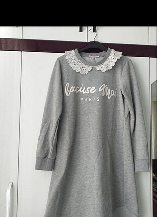 Gri sweat tunik