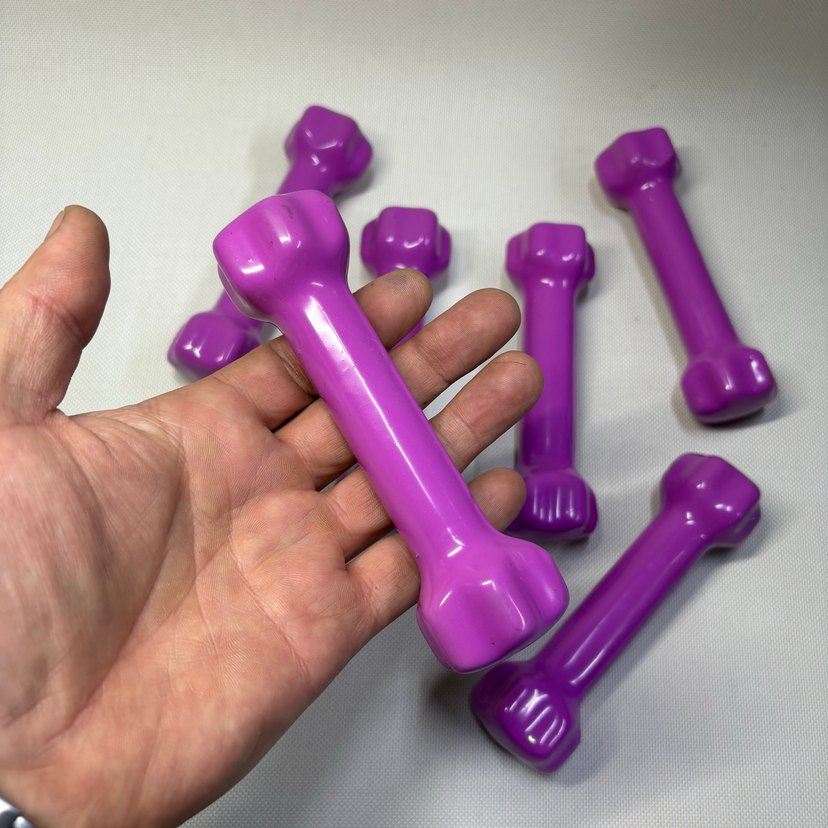 6 adet 500 gr dumbel 0,5 kg dumbel - Görsel 4