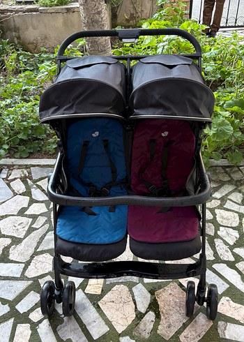 Joie Siyah Çiftli Bebek Arabası - Görsel 5