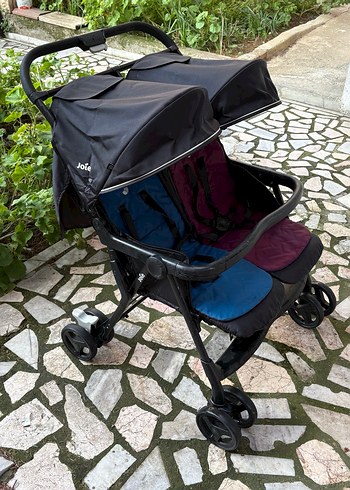 Joie Siyah Çiftli Bebek Arabası - Görsel 6