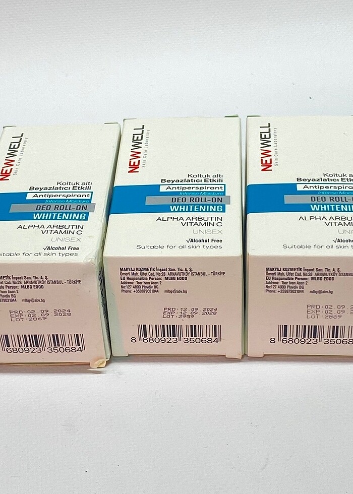 New Well Beyazlatıcı Roll-On 50 ml - Görsel 4