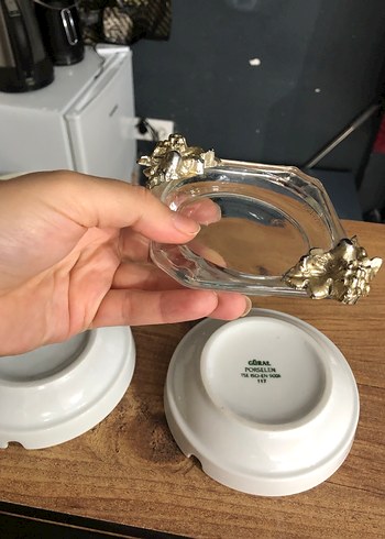 Kültabla 3 adet güral porselen - Görsel 10