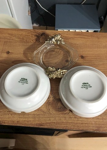 Kültabla 3 adet güral porselen - Görsel 4