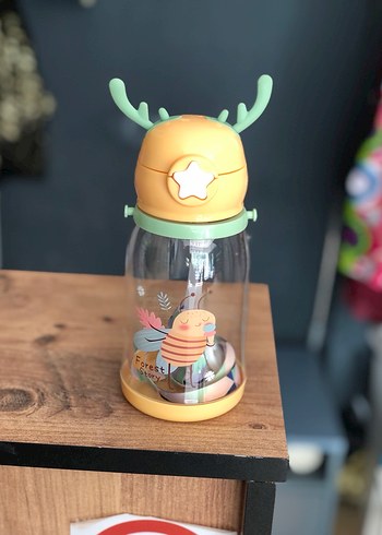 Renkli Geyik Figürlü Çocuk suluk sıfır - Görsel 3