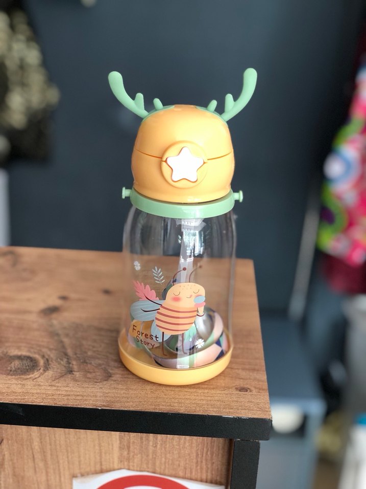 Renkli Geyik Figürlü Çocuk suluk sıfır - Görsel 3