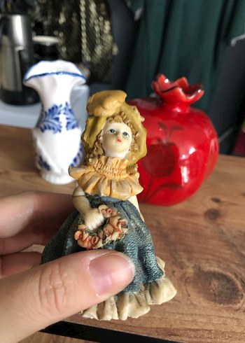 Kırmızı Nar Biblo ve Figür vazo bebek 3 adet - Görsel 9