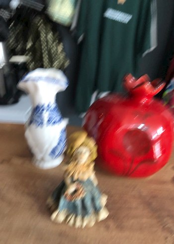 Kırmızı Nar Biblo ve Figür vazo bebek 3 adet - Görsel 8