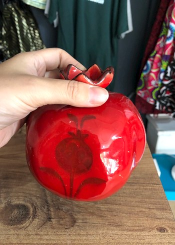 Kırmızı Nar Biblo ve Figür vazo bebek 3 adet - Görsel 7