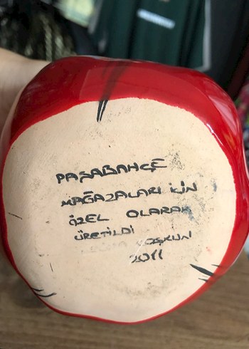 Kırmızı Nar Biblo ve Figür vazo bebek 3 adet - Görsel 4