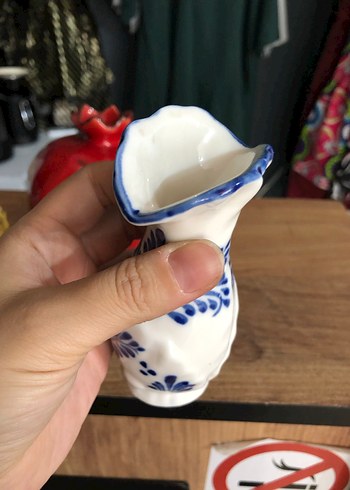 Kırmızı Nar Biblo ve Figür vazo bebek 3 adet - Görsel 2