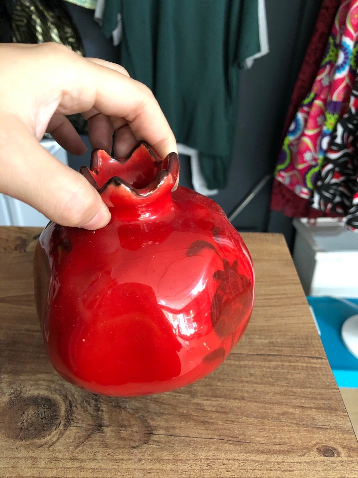 Kırmızı Nar Biblo ve Figür vazo bebek 3 adet - Görsel 5