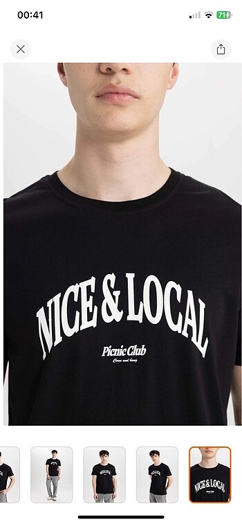 l Beden Defacto L beden erkek tshirt etiketli
