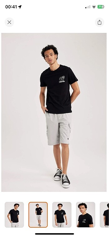 DeFacto xs beden erkek tshirt etiketli