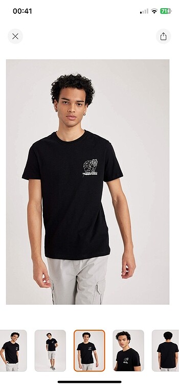 Defacto DeFacto xs beden erkek tshirt etiketli