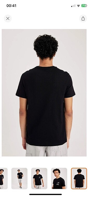 xs Beden siyah Renk DeFacto xs beden erkek tshirt etiketli