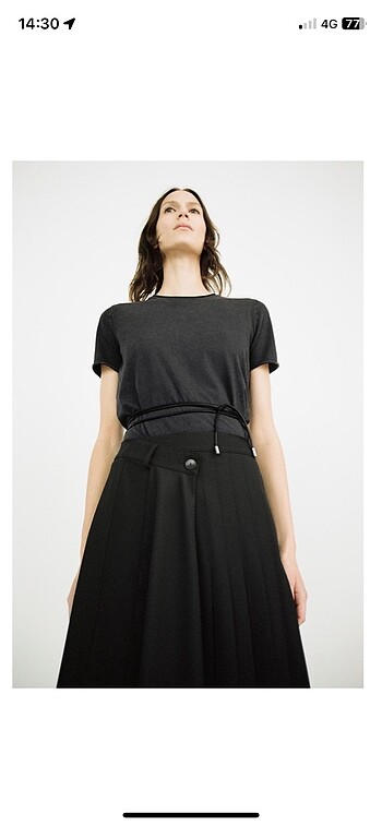 xs Beden gri Renk Zara xs beden tshirt etiketli orijinal