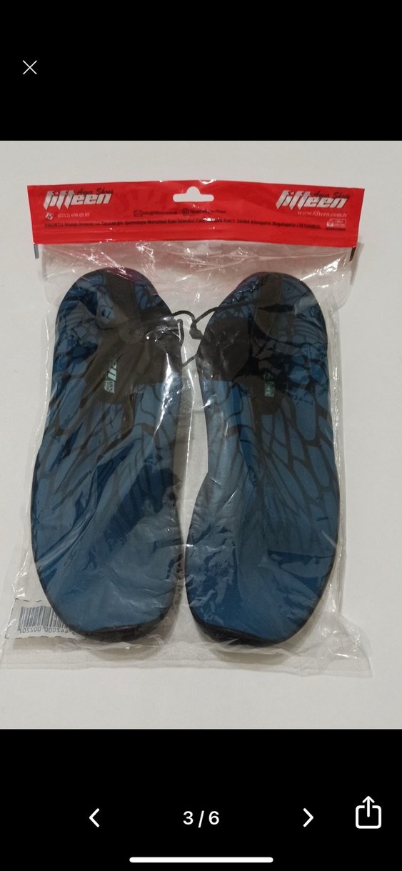 Mavi kadın Su Ayakkabısı Rahat Sokak Stili - Görsel 3