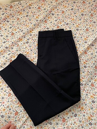 Mango basic kumas pantolon lacivert