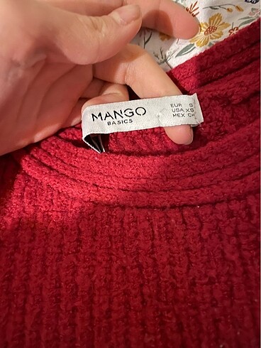Mango Mango kırmızı bordo kazak