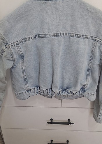 DeFacto Gri  Denim Ceket - Görsel 3