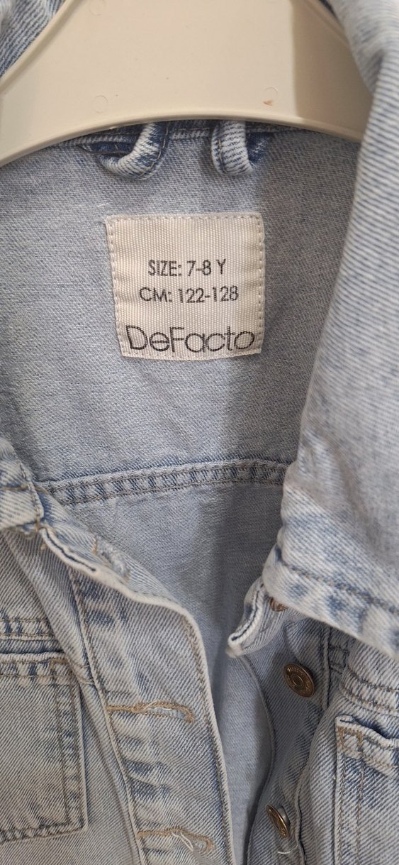DeFacto Gri  Denim Ceket - Görsel 4