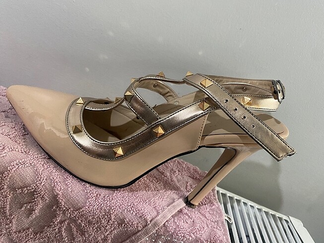 40 Beden İnce topuk stiletto