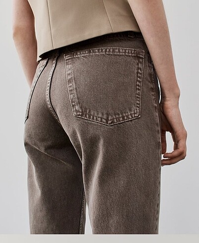 Zara Zara straight fit cropped jean