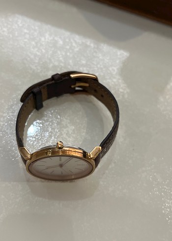 Kahverengi Klasik Kadın Kol Saati - Görsel 2