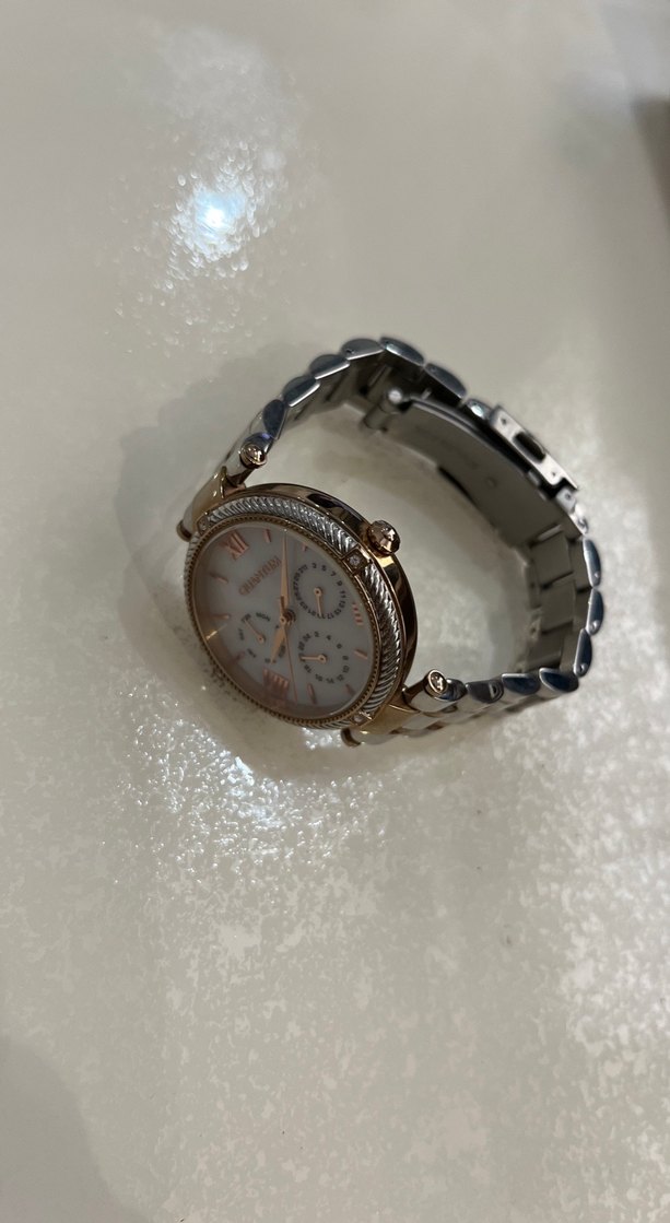 Zincir Detaylı Modern Klasik Kadın Saati - Görsel 5