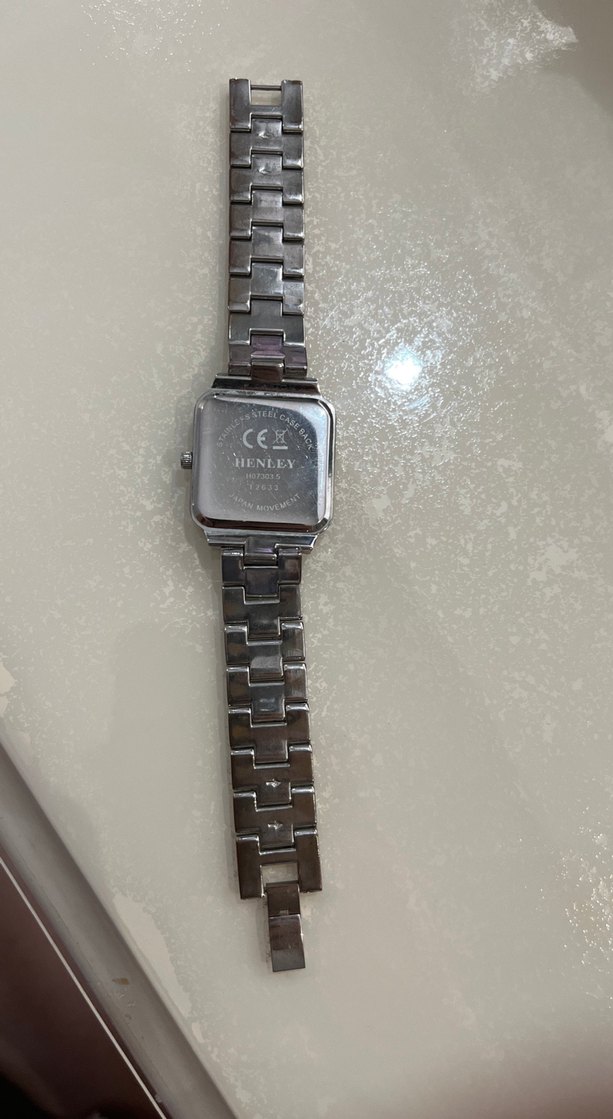 Gri Kadın Kol Saati Metal Kordonlu - Görsel 3