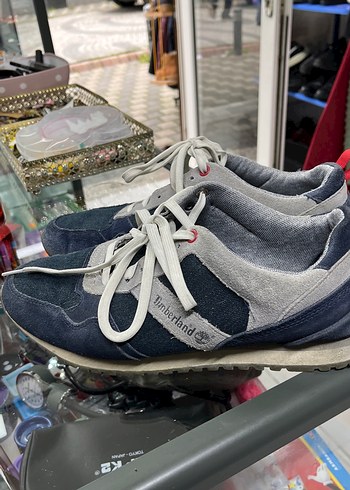 Mavi Gri Erkek Spor Ayakkabı Bağcığı - Görsel 2