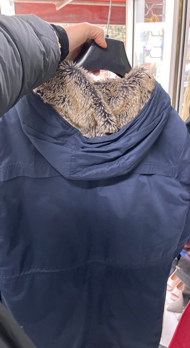 Düğmeli fermuarlı Lacivert Denim Erkek Ceket - Görsel 3