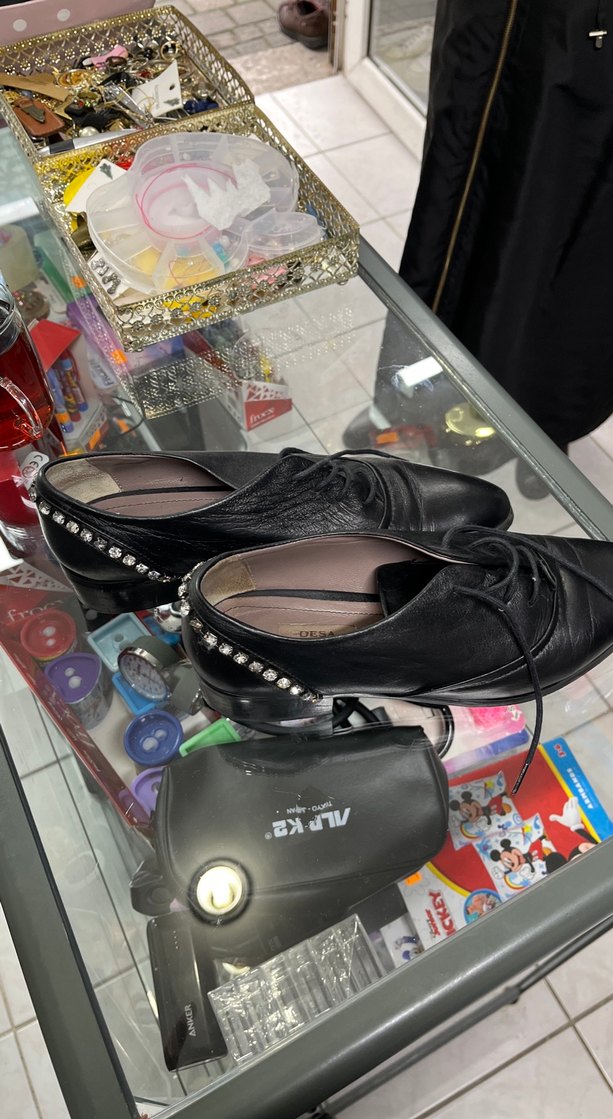 Kadın Siyah Deri Stiletto Klasik Ayakkabı - Görsel 4