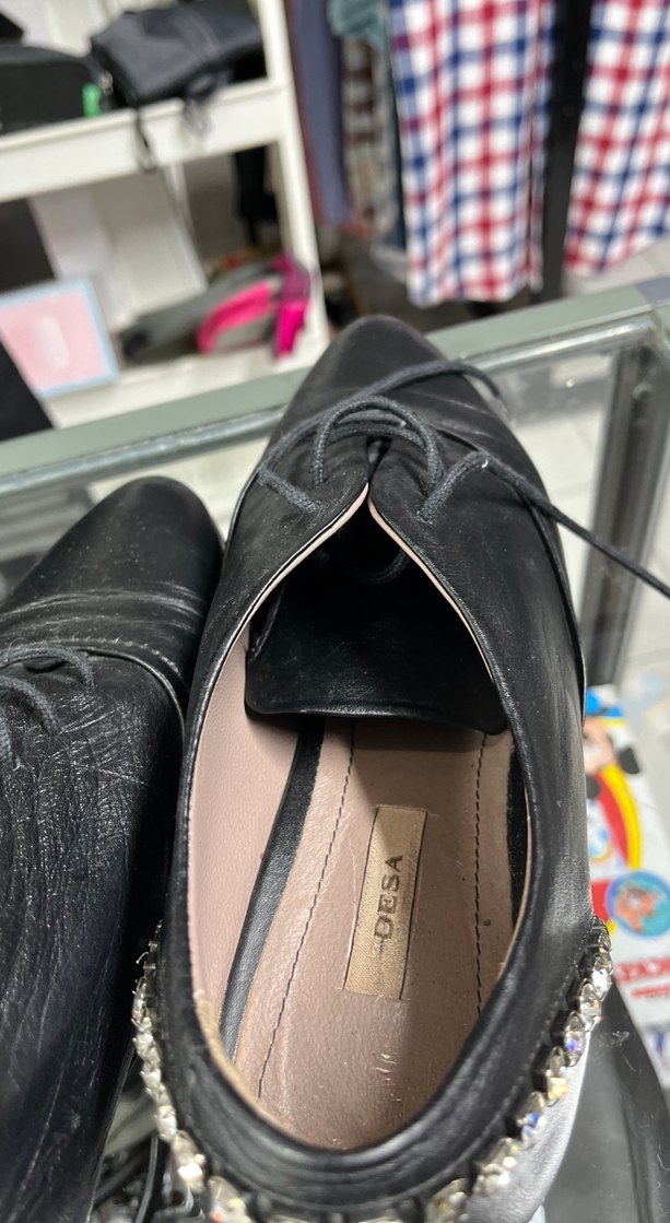 Kadın Siyah Deri Stiletto Klasik Ayakkabı - Görsel 5