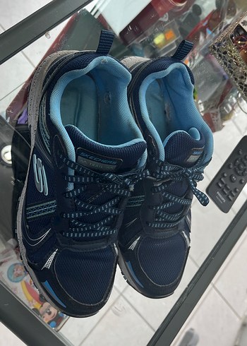 Mavi Spor Ayakkabı Velcro Detaylı - Görsel 9