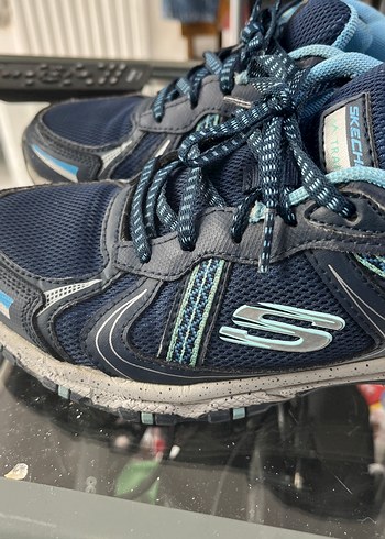 Mavi Spor Ayakkabı Velcro Detaylı - Görsel 6