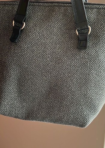 Gri Desenli Kadın Omuz Çantası - Görsel 2