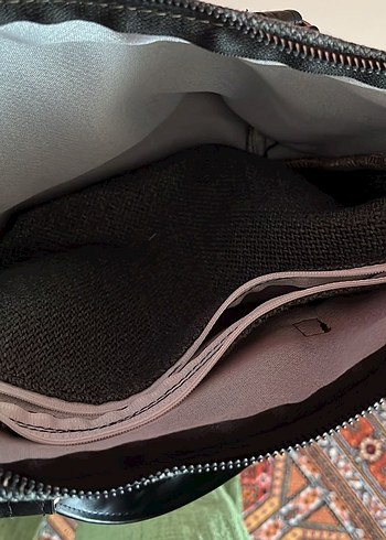 Gri Desenli Kadın Omuz Çantası - Görsel 3