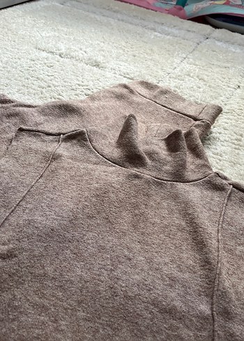 Bej Kadın Balıkçı Yaka Uzun Örgü takım - Görsel 2