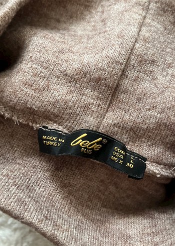 Bej Kadın Balıkçı Yaka Uzun Örgü takım - Görsel 4