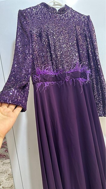 Pul detaylı elbise - Görsel 2