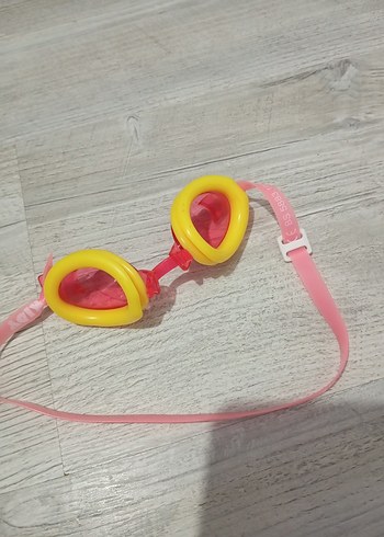 Renkli Lastikli Pembe Yüzücü Gözlüğü - Görsel 2