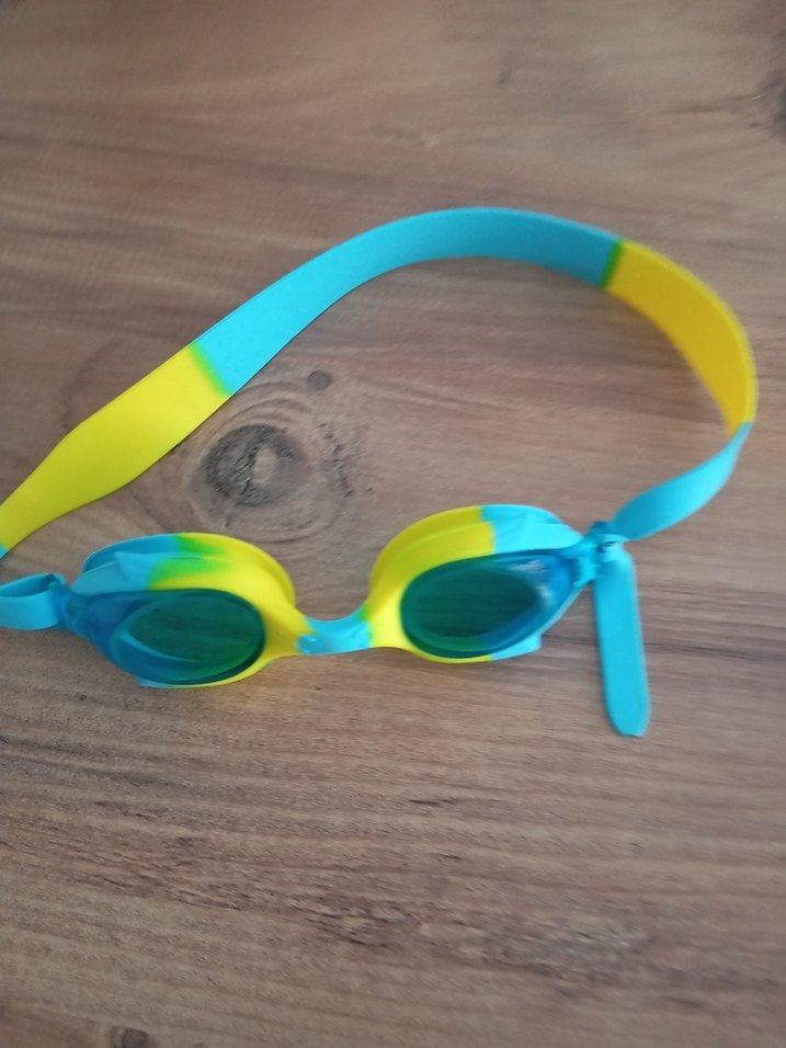 Renkli Turkuaz Bağlamalı Yüzücü Gözlüğü - Görsel 2