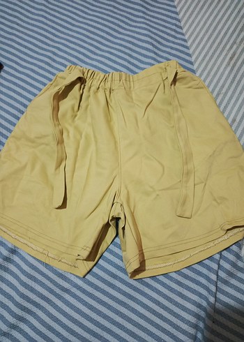 sarı Mini Şort - Görsel 2