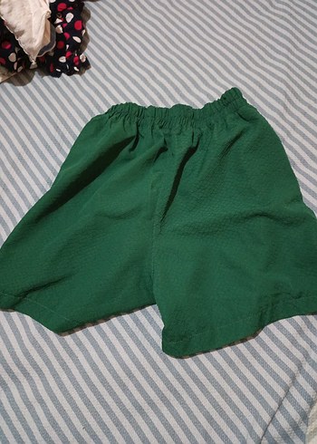 Yeşil Salaş Hamile Mini Şort - Görsel 4