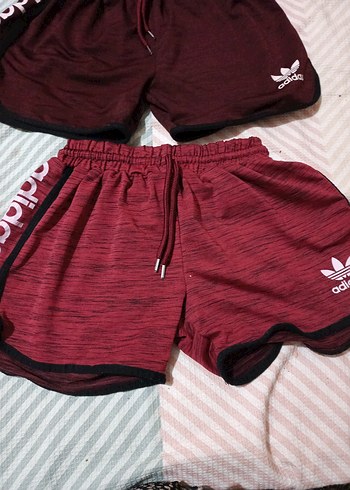 l Beden kırmızı Renk Kadın Kırmızı Adidas Spor Şort