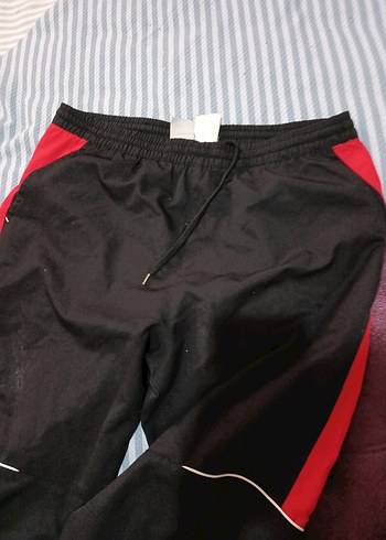 Siyah Kırmızı Erkek eşofman altı - Görsel 4