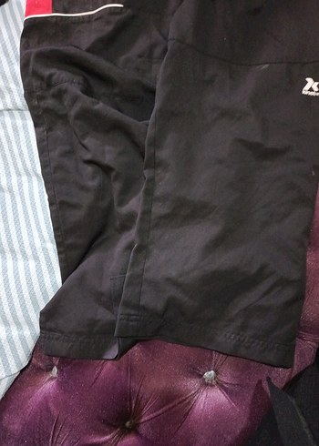 Siyah Kırmızı Erkek eşofman altı - Görsel 2