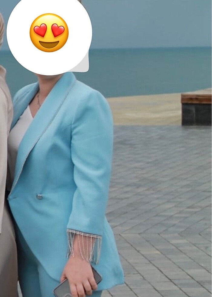 Kol ve paça detaylı takım - Görsel 3